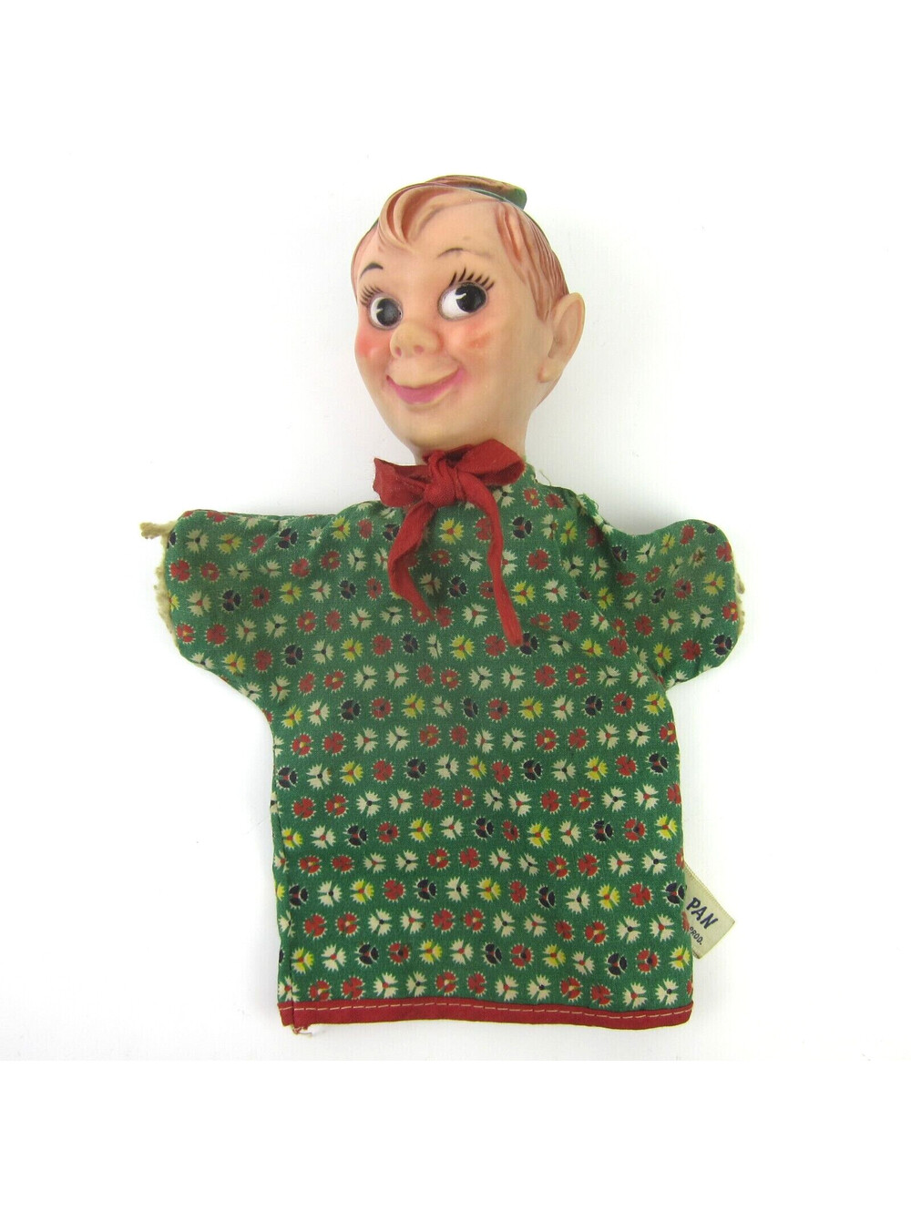 Vintage Walt Disney Production WDP Peter Pan Hand Puppet Gund Mfg Co 1950s
